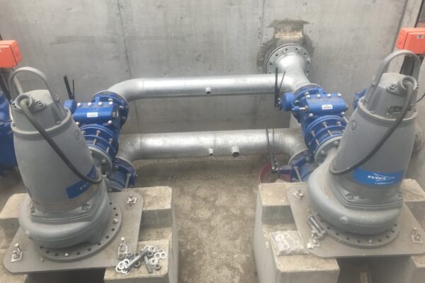 Water services pipeline for new development in Leeston